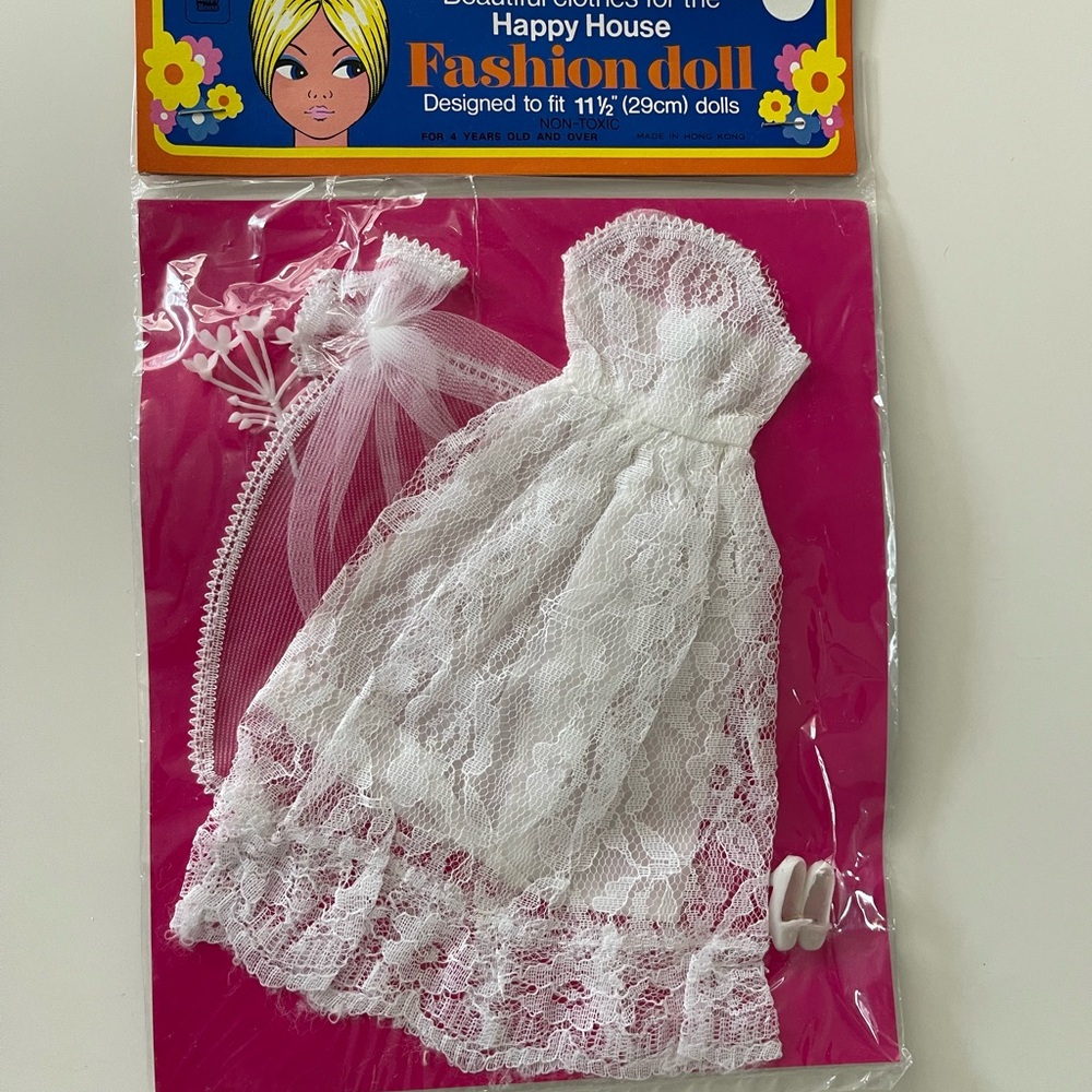 Happy House Fashion Doll White Wedding Dress Barbie Clone